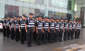 得安公司擁有一支高素質(zhì)的安保團隊